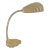 Vintage Flexible Gold Scallop Desk Lamp For Sale