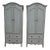 Rococo Style Set of 2 Wardrobes For Sale