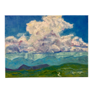 “Silent Rain” Oil on Linen by Nancy M. Vignola -