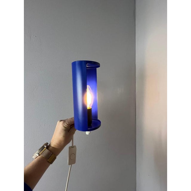 Royal Blue Lod Wall Lamp from Ikea For Sale - Image 5 of 11