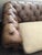 Rc Furniture Light Brown Tufted Leather Chesterfield Sofa For Sale - Image 10 of 18