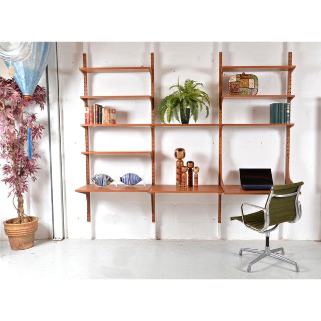 Mid-Century Danish Teak 3-Bay Modular Shelving System by Poul Cadovius for Cado, 1960 For Sale - Image 16 of 17