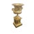 Golden Stucco Vase, 1960s For Sale - Image 3 of 7