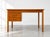 Apartment sized Mid Century Modern Danish Teak Desk, circa 1960s. Perfectly sized for an apartment or smaller office space...