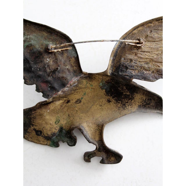 Mid 20th Century Vintage American Eagle Wall Hanging For Sale - Image 5 of 8