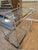 Mid-Century Modern Vintage Chrome Bar Cart For Sale - Image 3 of 11