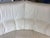 Super Cool Contemporary Italian White Leather Double Curved Chair For Sale In New York - Image 6 of 9