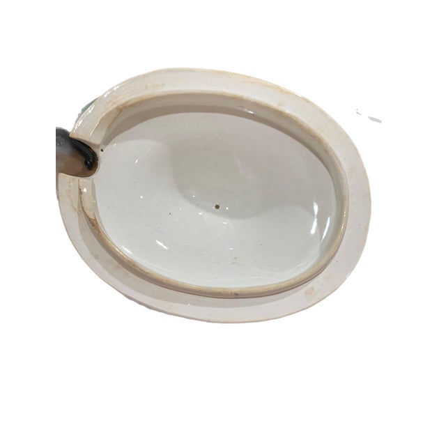 English Early 20th Century Blue and White Soup Tureen For Sale - Image 3 of 8