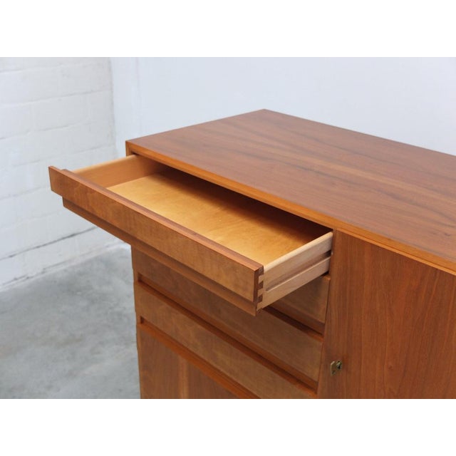 Vintage Abstracta Drawer Cabinet in Walnut by Jos De Mey for Van Den Berghe-Pauvers, 1960s For Sale - Image 14 of 18