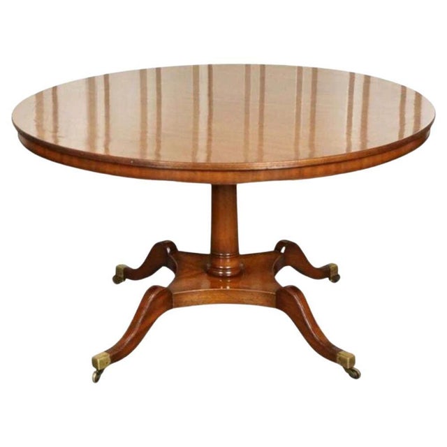 Circular Burr Walnut Dining Table from Beresford & Hicks London For Sale - Image 11 of 11