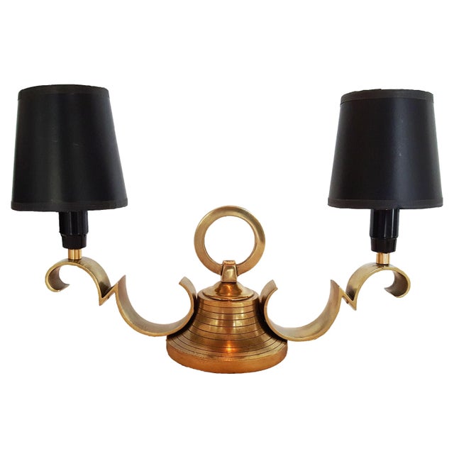 Vintage French Bronze "Bouts de Tables" Lamps - A Pair For Sale - Image 4 of 4