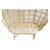 Wood Bamboo Shell Canopy Bench For Sale - Image 7 of 9