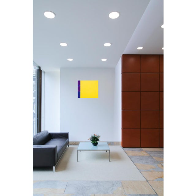 Contemporary "Letting Go" Contemporary Minimalist Geometric Oil Painting by Shyun Song For Sale - Image 3 of 3