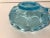 Fostoria Vintage Fostoria “Old” Blue Coin Glass Nappy Dishes & Vase Set- 3 Pieces For Sale - Image 4 of 13
