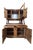 An exceptional French Belle Époque buffet à deux corps (two-part cabinet) in beautifully preserved French walnut and high-...