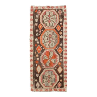 Mid 20th Century Vintage Turkish Kars Kilim Rug For Sale
