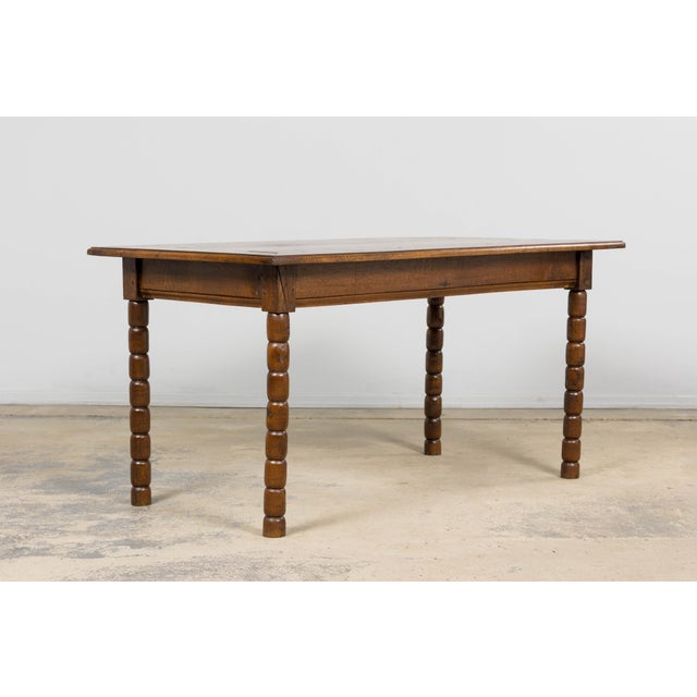 Late 19th Century French Provincial Oak Farm Table For Sale - Image 12 of 18