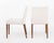 Pair of Wittmann "Leslie" White Upholstered Side Chairs For Sale In New York - Image 6 of 8