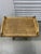 Shabby Chic Vintage 1980’s Bamboo & Wicker Folding Tray Table For Sale - Image 3 of 6