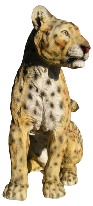 Resin Sculpture of a Panther, 2000s