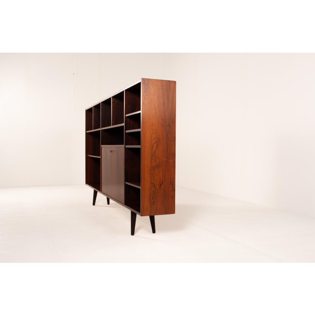 Mid-Century Danish Rosewood Bookcase from Farsø Møbelfabrik, 1960s For Sale - Image 6 of 12