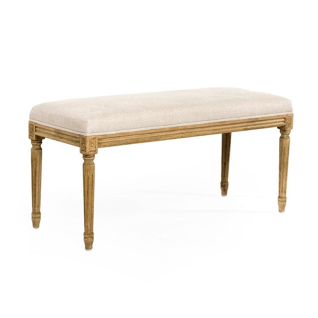 The Lille Bench is gorgeously styled as a delicate and elegant piece. This bench is comfortably upholstered in our...