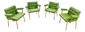 Cailette Chairs by René Jean Caillette, 1960s, Set of 4