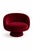 Batik Burgundy Velvet Chair by Alexandre Ligios For Sale - Image 10 of 12