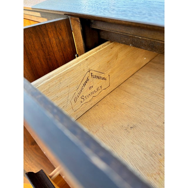 Fully-Refinished Mid Century Stanley Credenza For Sale - Image 11 of 12