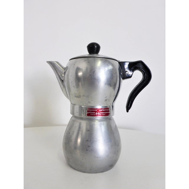 Silver Vintage Signora Coffee Pots or Cafetières, Italy, 1960s, Set of 3 For Sale - Image 8 of 15