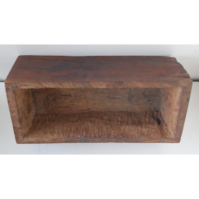 Unbelievable Rare Antique Folk Art Hand Carved Solid Wood Box With Whale Schooner Nautical For Sale - Image 15 of 18