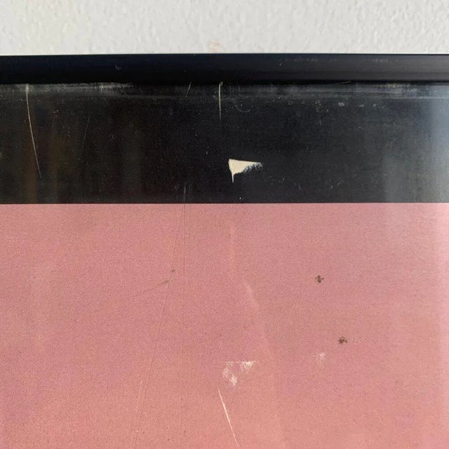 Paper 1980s Fred Dorfman Incorporated Antonio Peticov Poster, Framed For Sale - Image 7 of 12