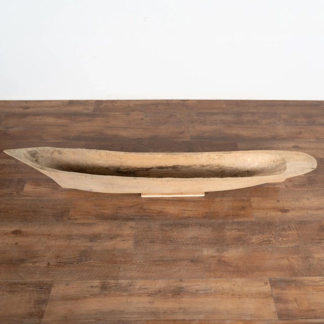 Large Hand Carved Wooden Model Boat, Denmark Circa 1900's For Sale - Image 4 of 10