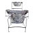 Woodard Mid Century Modern Strap Iron Patio Set of 5 For Sale