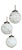 3-Globe Pendant Light in Marble-Patterned Glass and Brass, 1960s For Sale