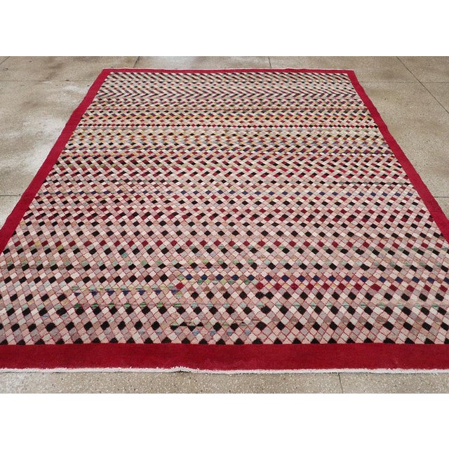 Galerie Shabab Collection Mid-20th Century Turkish Anatolian Room Size Carpet For Sale - Image 4 of 10