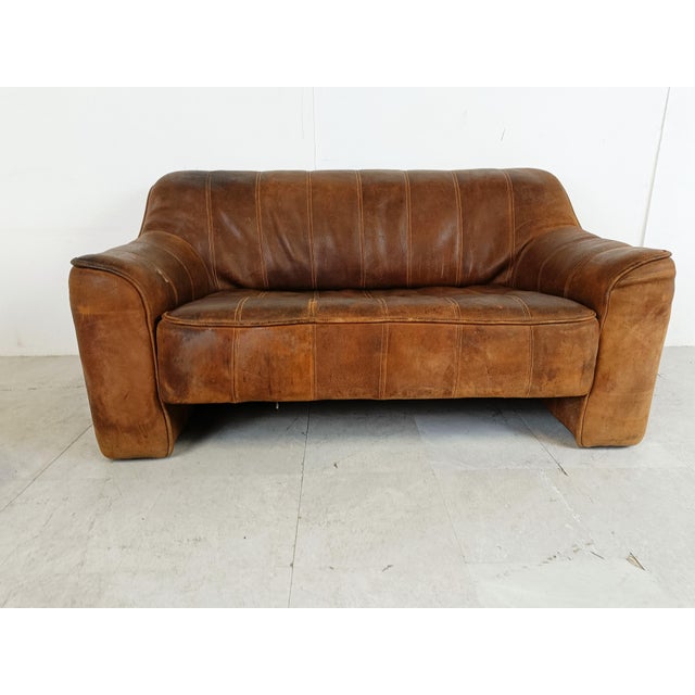 Ds44 Sofa Set from de Sede, 1960s, Set of 2, in Good conditions. Designed 1960 to 1969 This piece is attributed to the...
