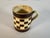 Antique Child's Mochaware Checkered Mug for your consideration. The mug measures approx. 2 7/8 inches tall and approx. 3...
