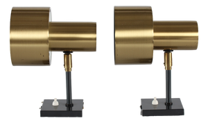 Danish Corda Wall Lights in Brass by Jo Hammerborg for Fog & Mørup, 1960s, Set of 2