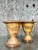 Late 20th Century Vintage Boho Wrought Iron Urns - A Pair For Sale - Image 5 of 6