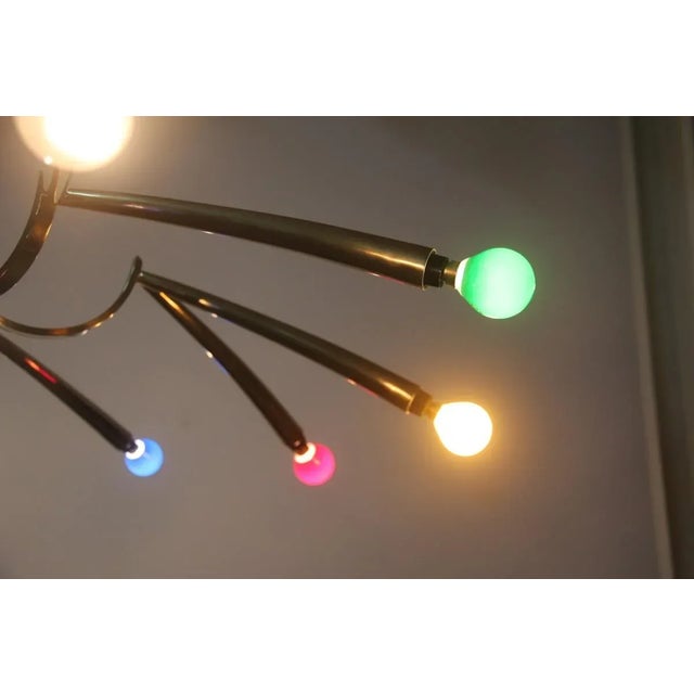 1950s Chandelier by Oscar Torlasco for Lumi Milano, 1950s For Sale - Image 5 of 16