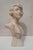 Italian Artist, Large Art Deco Carved Bust of Woman, 1920s-1940s, Alabaster For Sale - Image 13 of 18