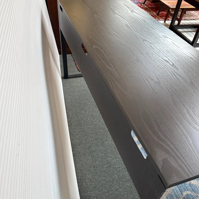 Matthew Weatherly for Bdi Linea Modern Desk + Return For Sale - Image 11 of 14