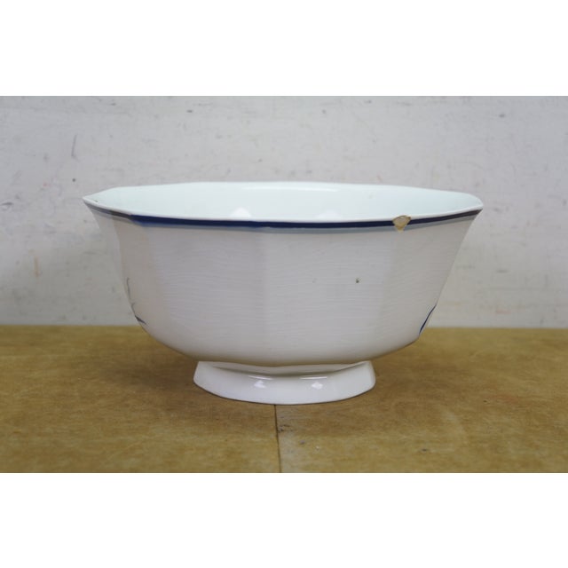 Mid 20th Century Mid 20th Century Limoges France Orchies Moulin Des Loups & Hamage Chamois Antelope Bowl 10" For Sale - Image 5 of 15