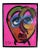 Contemporary Abstract Face Portrait Acrylic Painting by Peter Keil, Framed For Sale