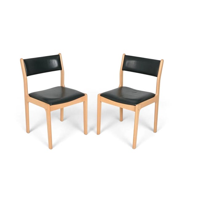 1970s Findahls Danish Beech Dining Chairs For Sale - Image 4 of 15