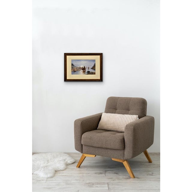 J. Wilson. Looe Town & Harbour, Cornwall, Watercolour, 1860, Framed For Sale - Image 18 of 18