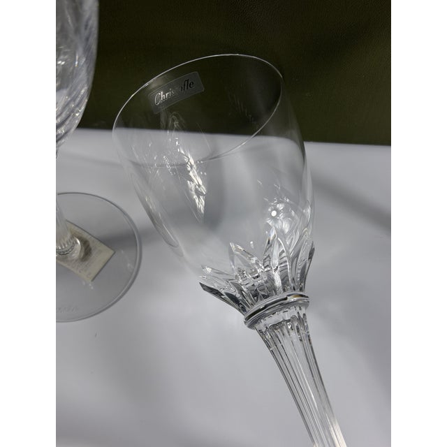 Crystal Glass Osiris and Cluny Service from Christofle, France, 2000s, Set of 24 For Sale - Image 13 of 17