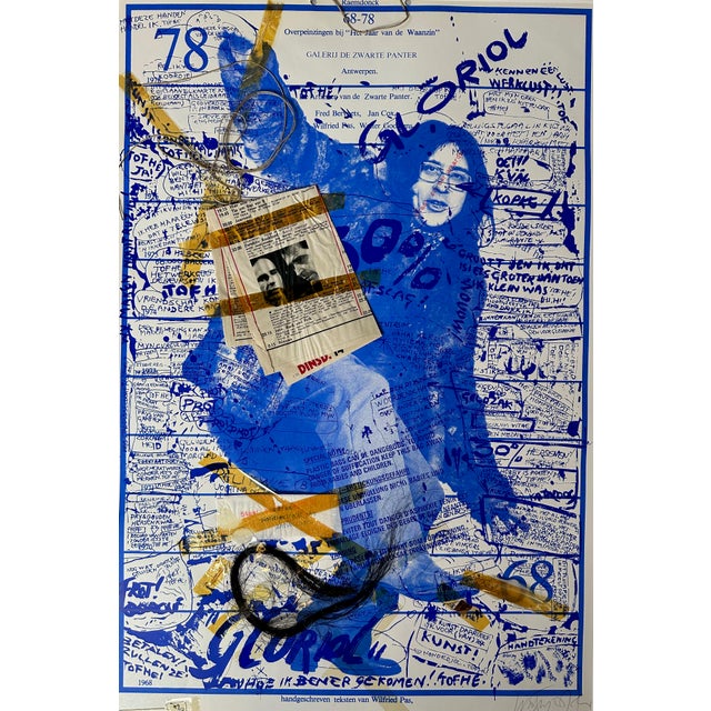 Wilfried Pas, Signed Screen Print, 1960s For Sale - Image 3 of 13