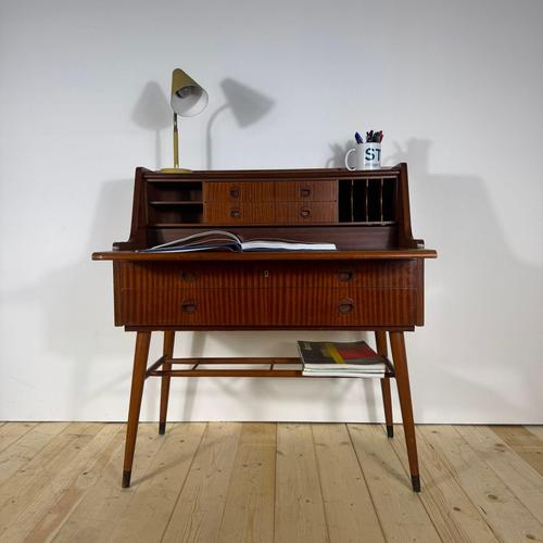 Scandinavian Secretary Desk from Ab Bröderna Gustafssons For Sale - Image 5 of 13